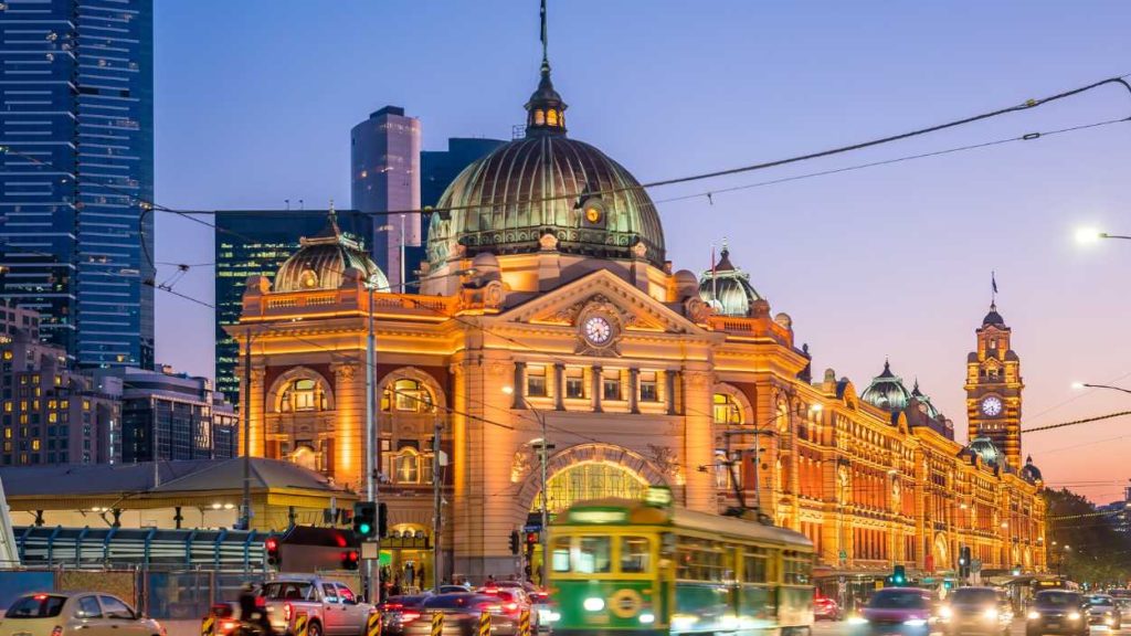 Melbourne's Flinders Street Train Station