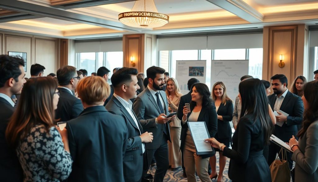 networking with industry professionals